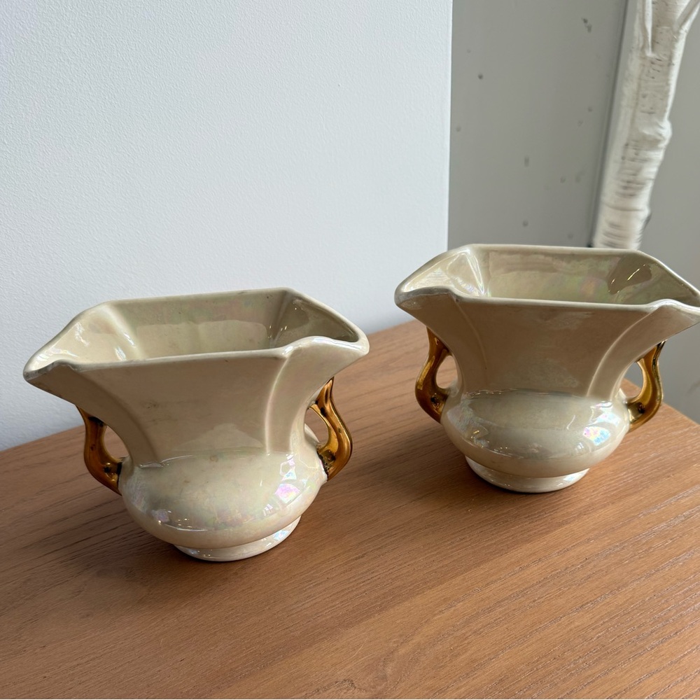 Vintage Pearl China Company Vases